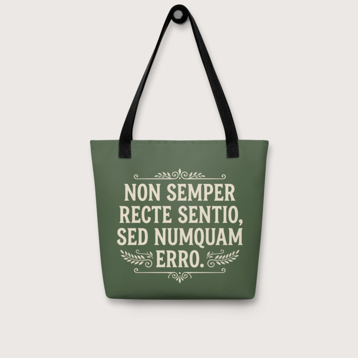 I'm Not Always Right But Never Wrong Latin Bag - history buff gift by HistoHead