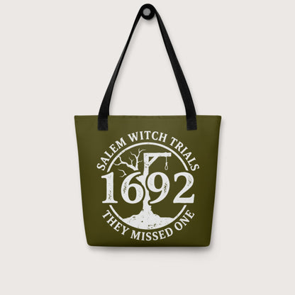 Salem Witch Trials They Missed One Bag - history buff gift by HistoHead