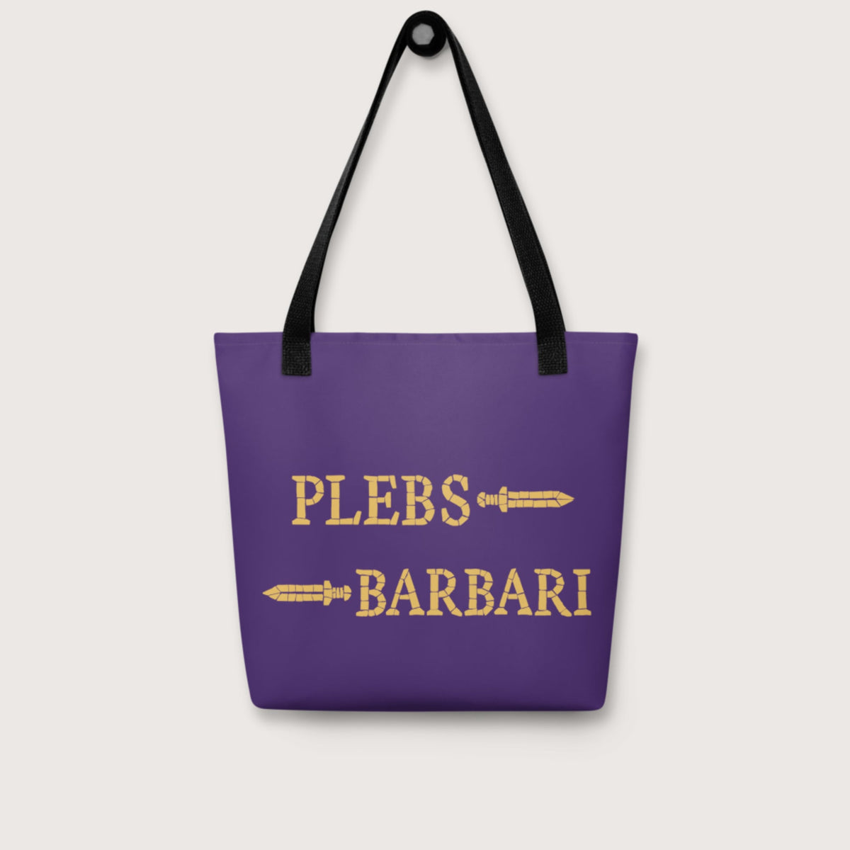 Mosaic Plebs or Barbari Bag - history buff gift by HistoHead