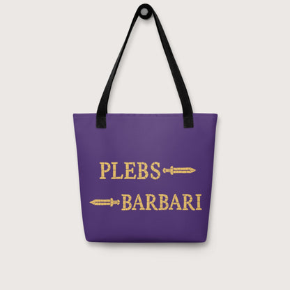 Mosaic Plebs or Barbari Bag - history buff gift by HistoHead
