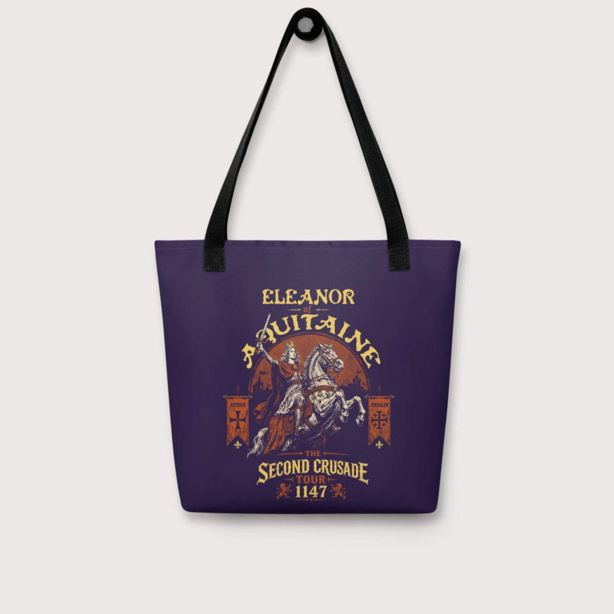 Eleanor of Aquitaine Second Crusade Tour Bag - history buff gift by HistoHead