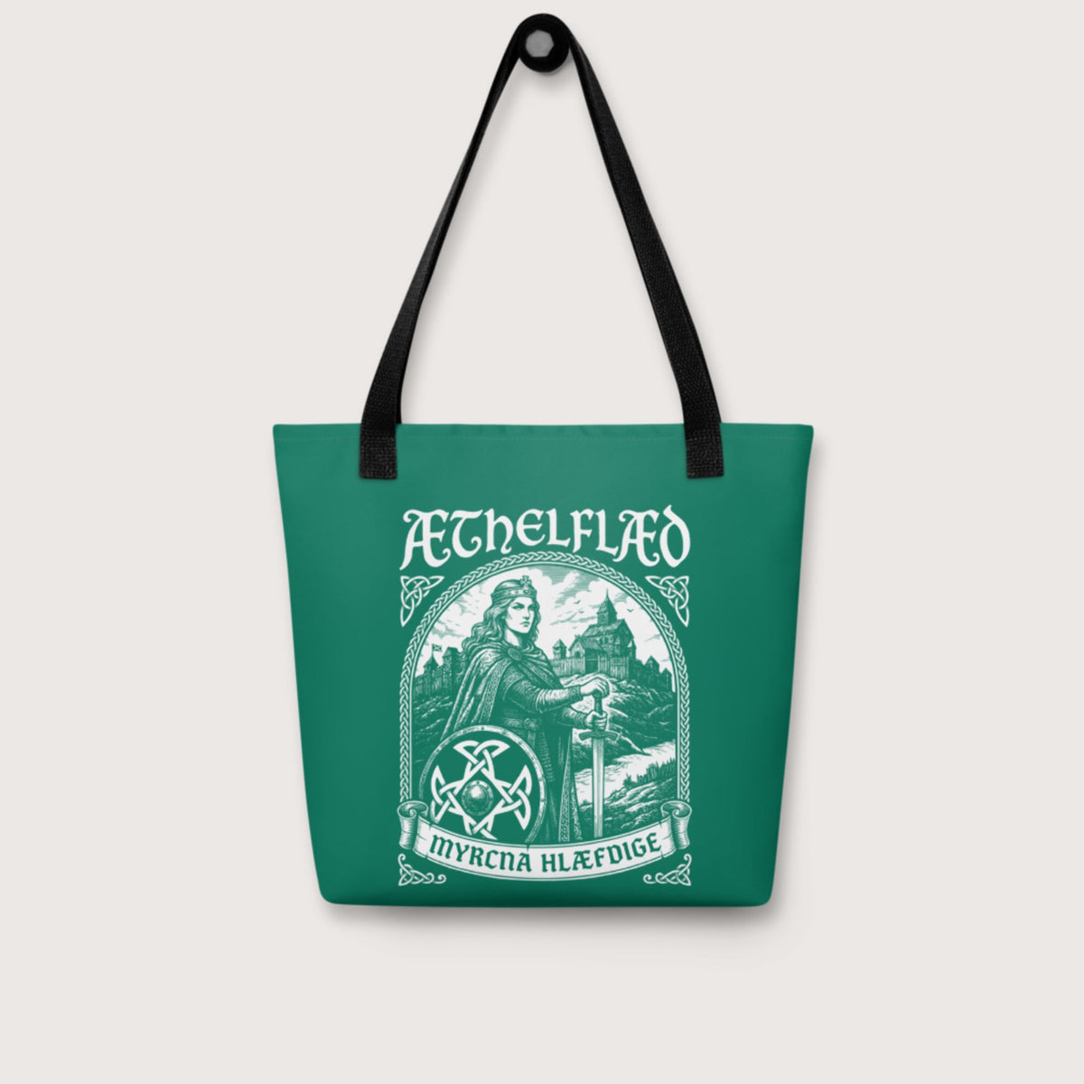 Aethelflaed Lady of the Mercians Old English Bag - history buff gift by HistoHead