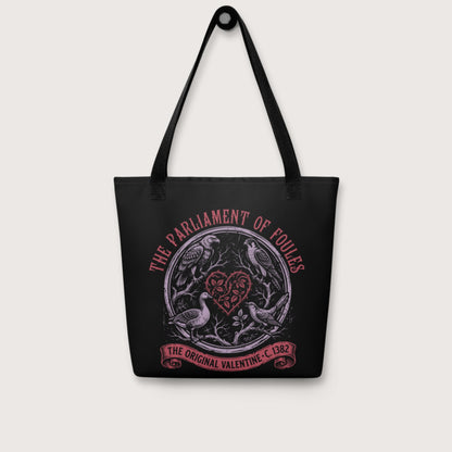 Chaucer Parliament of Foules Valentine Bag - history buff gift by HistoHead
