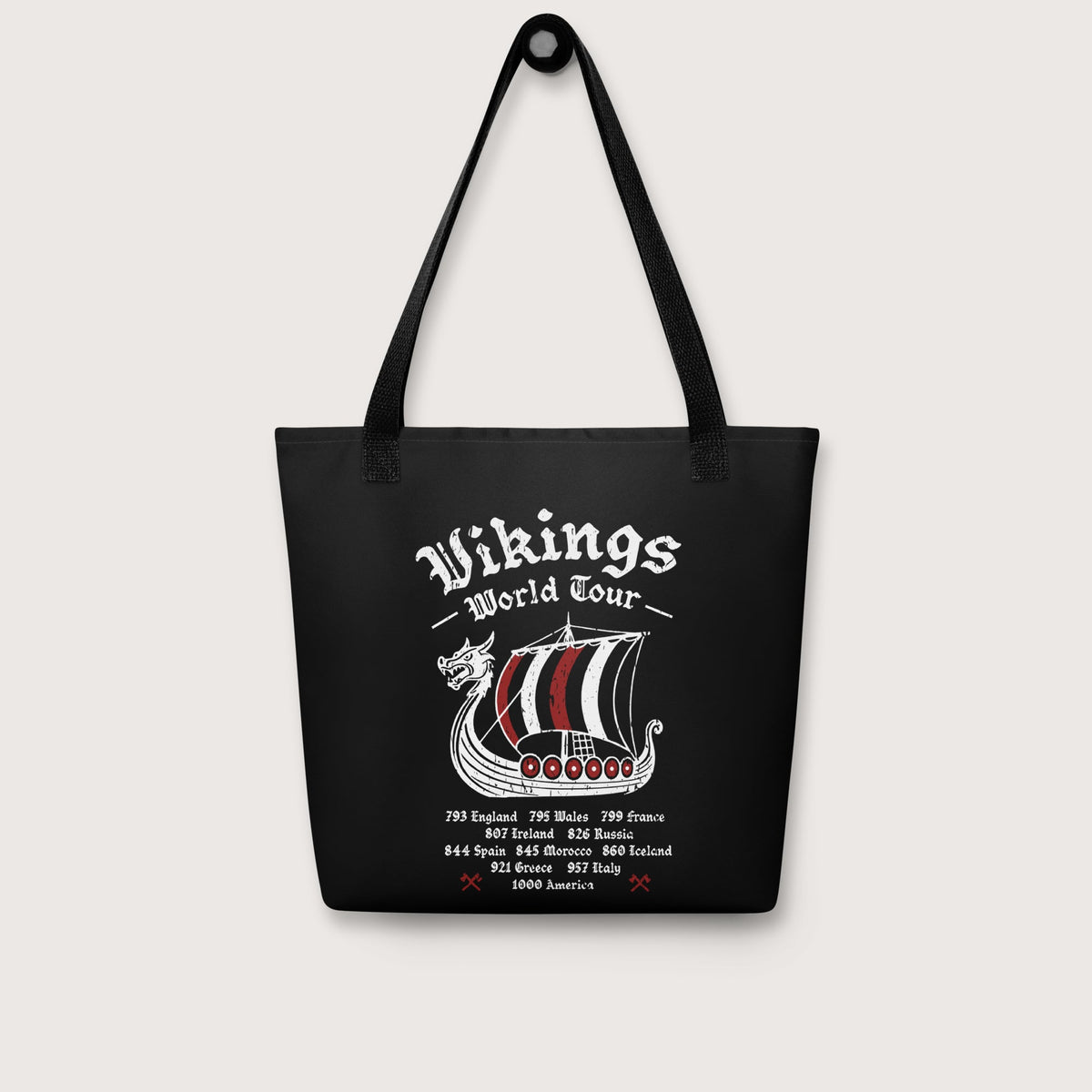 Vikings World Tour Bag - history buff gift by HistoHead