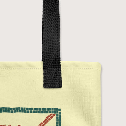 Cave Canem Pompeii Mosaic Bag - history buff gift by HistoHead