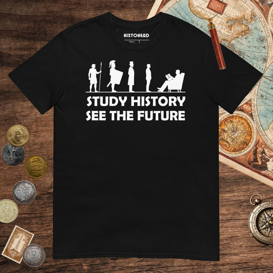 Black Study History See the Future Tee - history buff gift by HistoHead