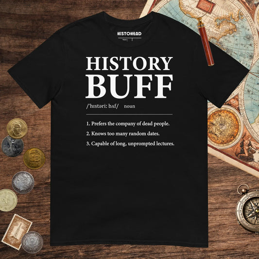Black History Buff Definition Tee - history buff gift by HistoHead