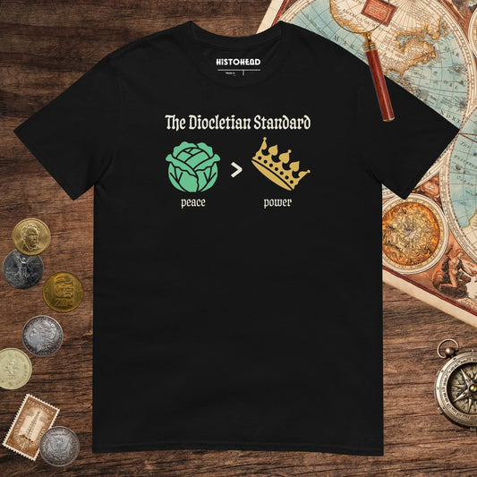 Black The Diocletian Standard Tee - history buff gift by HistoHead
