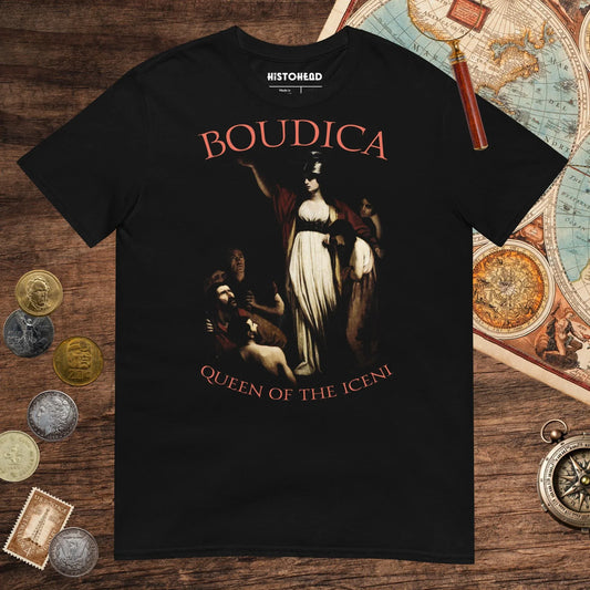 Black Boudica Queen of the Iceni Painting Tee - history buff gift by HistoHead
