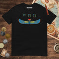 Black Khnum Hieroglyphs Tee - history buff gift by HistoHead