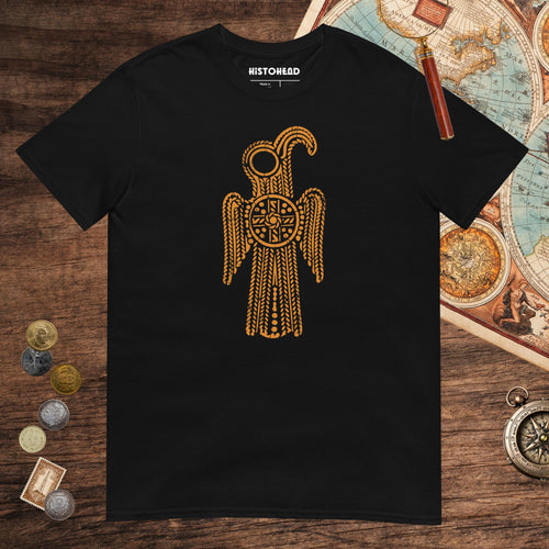 Black Anglo-Saxon Eagle Tee - history buff gift by HistoHead