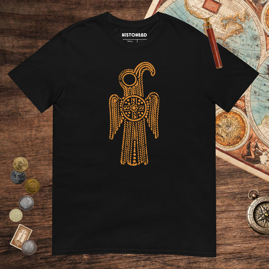 Black Anglo-Saxon Eagle Tee - history buff gift by HistoHead