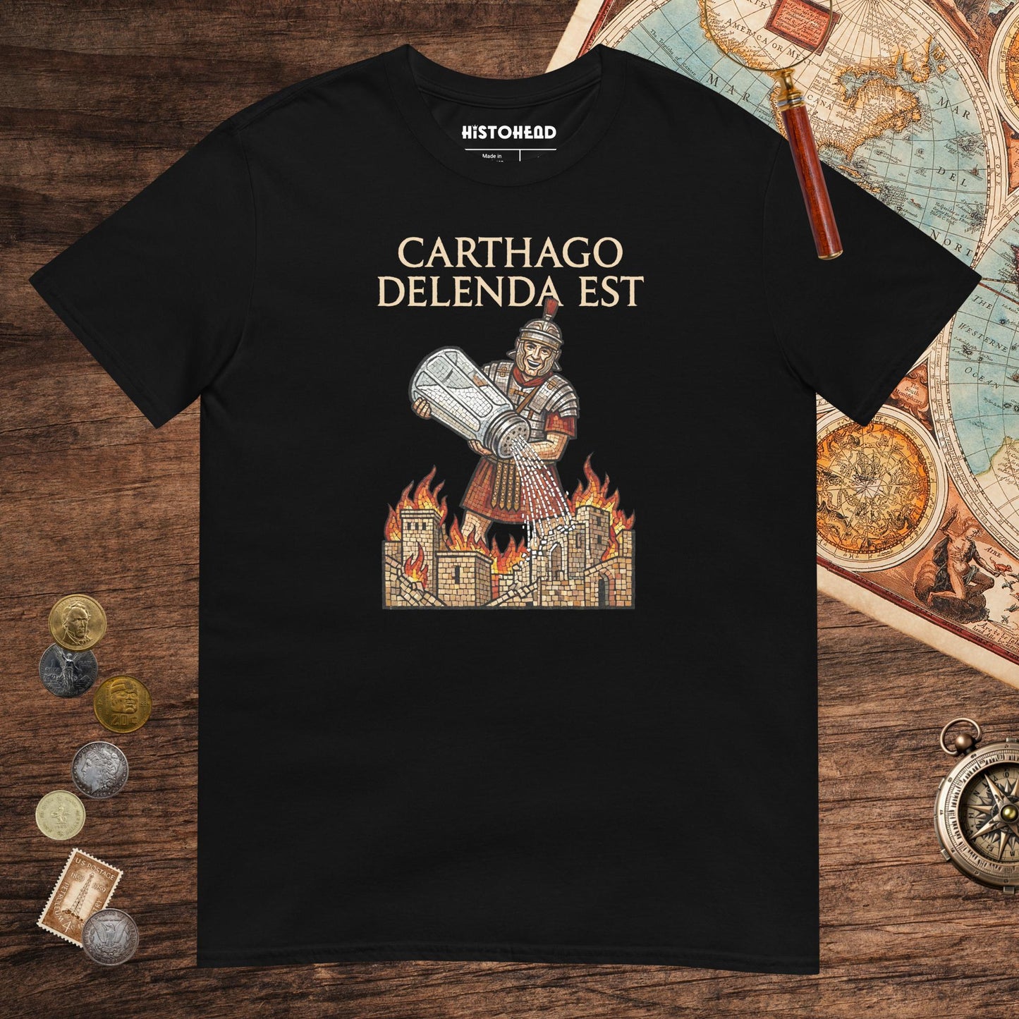 Black Salting Carthage Tee - history buff gift by HistoHead