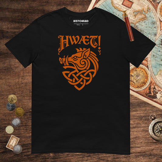 Black Hwaet Boar Tee - history buff gift by HistoHead
