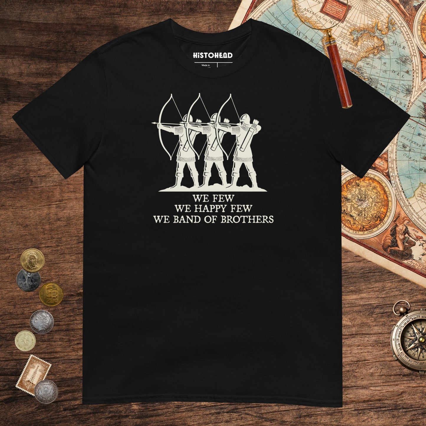 Black Band of Brothers Tee - history buff gift by HistoHead
