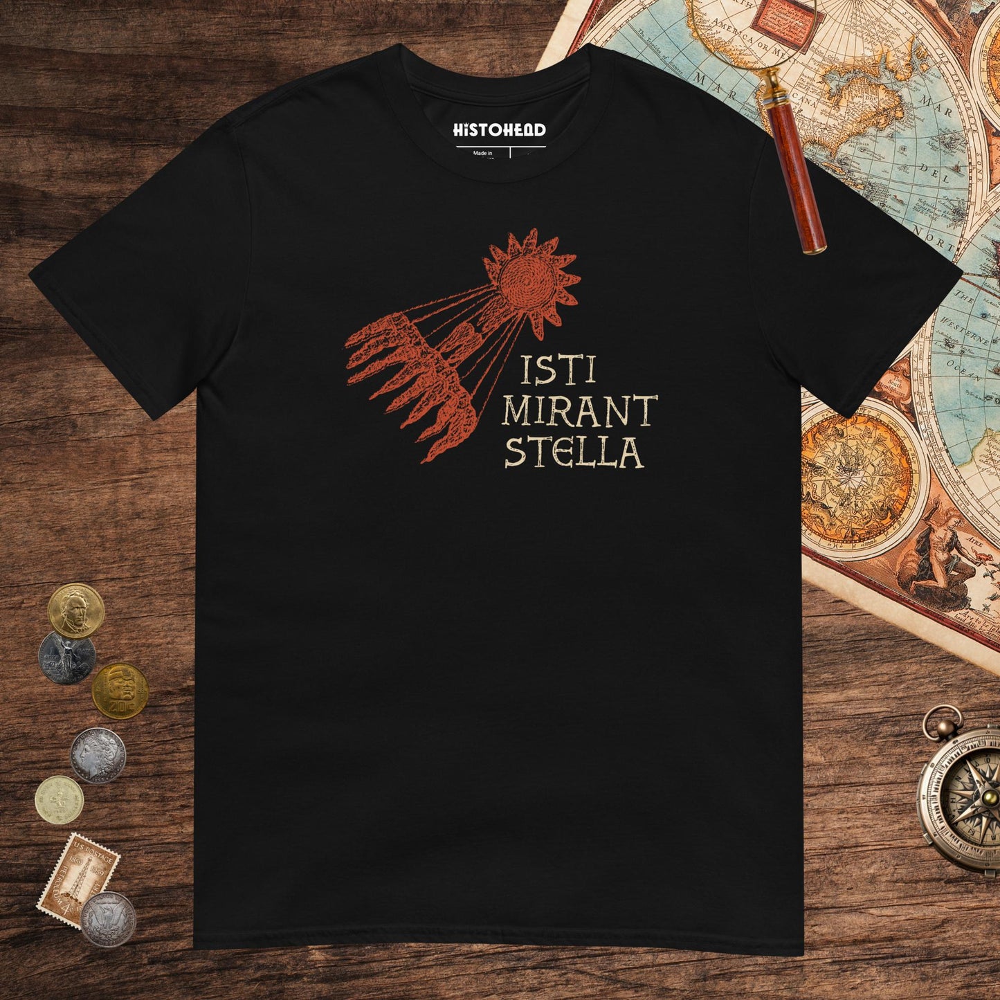 Black Stella Tee - history buff gift by HistoHead