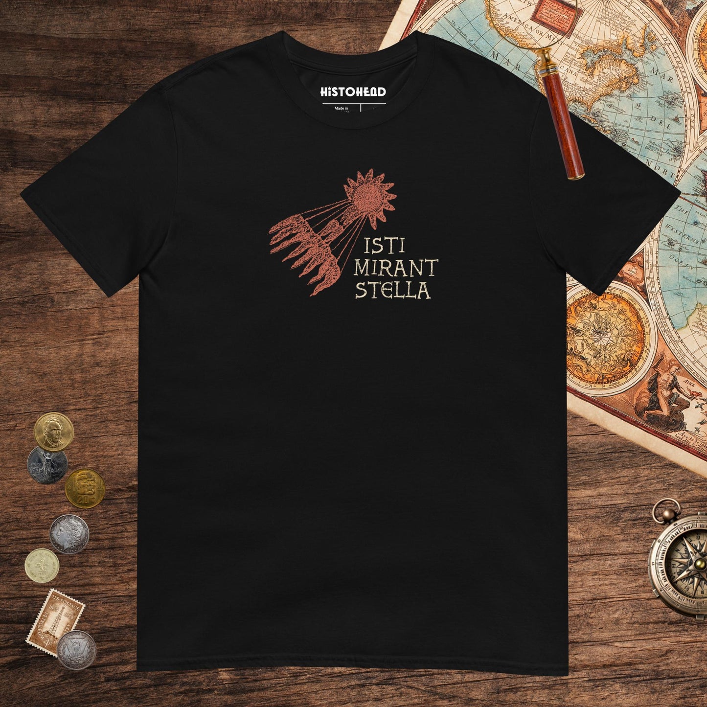 Black Stella Tee - history buff gift by HistoHead