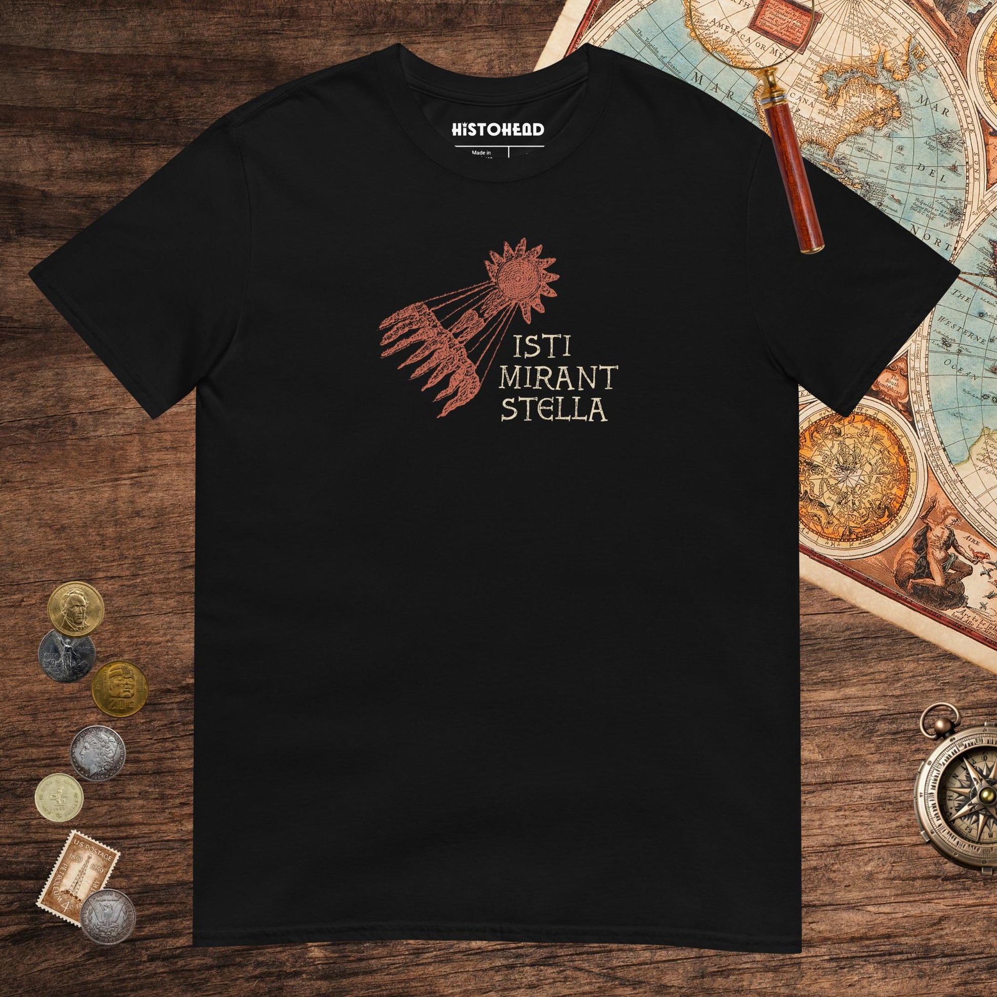 Black Stella Tee - history buff gift by HistoHead