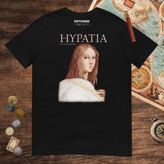Black Hypatia of Alexandria Tee - history buff gift by HistoHead