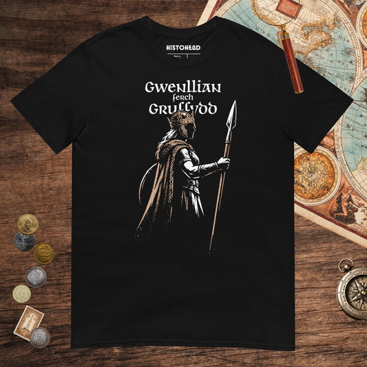 Black Gwenllian ferch Gruffydd Tee - history buff gift by HistoHead