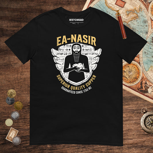 Black Ea-Nasir Superior Copper Guaranteed Tee - history buff gift by HistoHead
