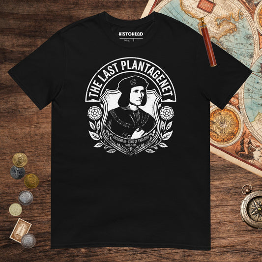 Black Richard III The Last Plantagenet Tee - history buff gift by HistoHead