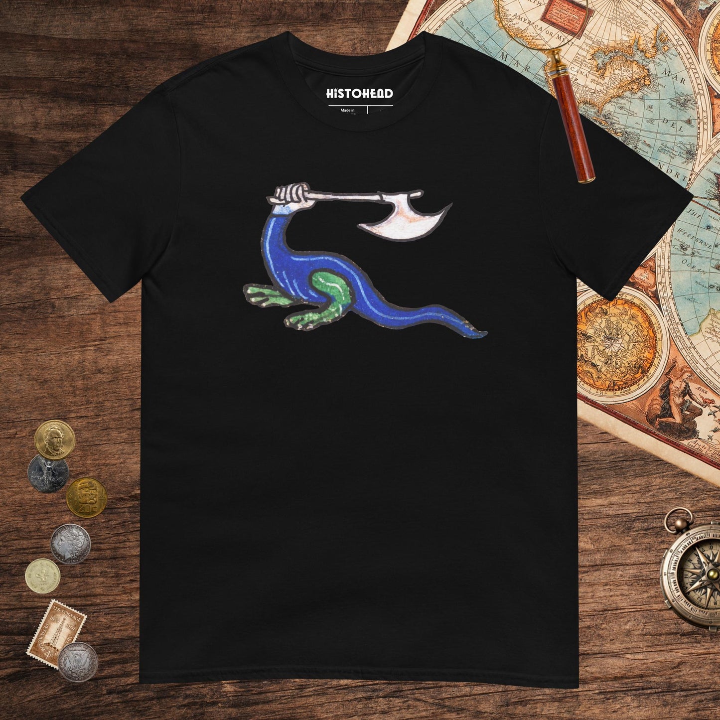 Black No Mercy Tee - history buff gift by HistoHead