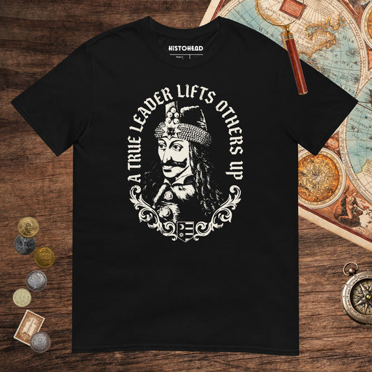 Black Vlad the Impaler True Leader Tee - history buff gift by HistoHead