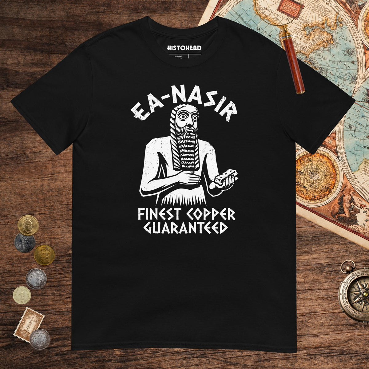 Black Ea-Nasir Finest Copper Tee - history buff gift by HistoHead