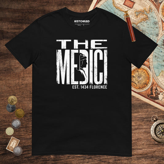 Black The Medici Tee - history buff gift by HistoHead