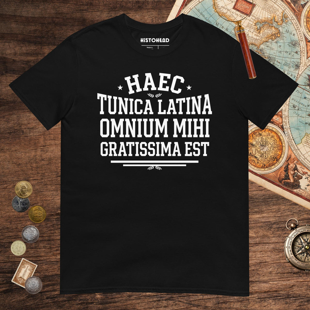 Black This Is My Favorite Latin Shirt Tee - history buff gift by HistoHead