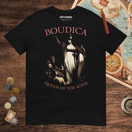 Black Boudica Queen of the Iceni Painting Tee - history buff gift by HistoHead