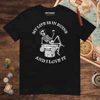 Black My Life is in Ruins Tee - history buff gift by HistoHead