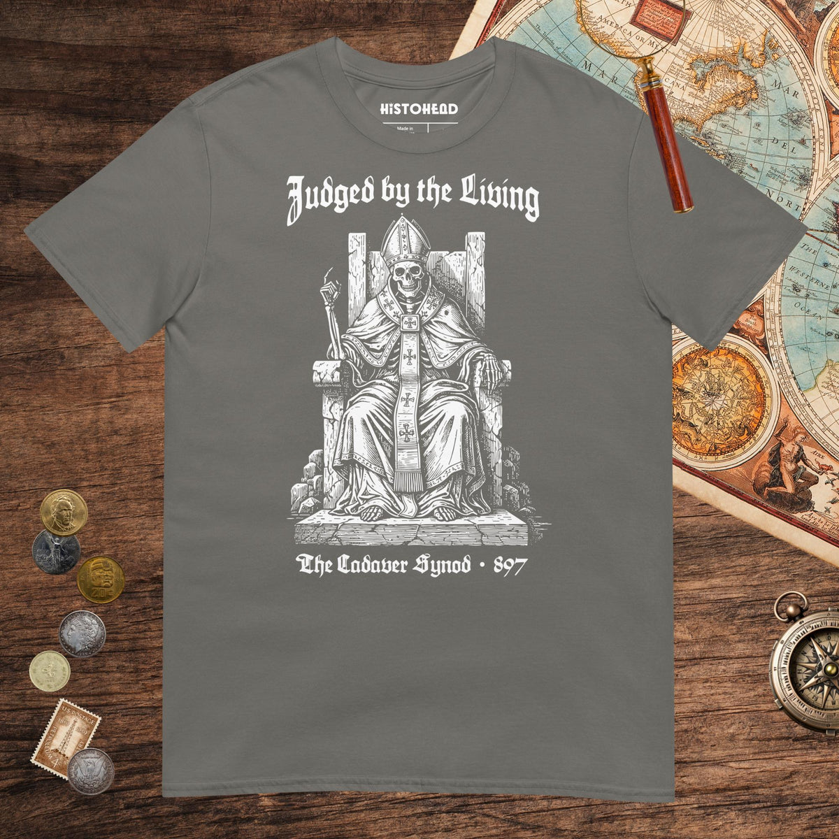 Charcoal The Cadaver Synod Tee - history buff gift by HistoHead
