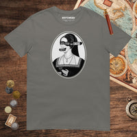 Charcoal God Save the Queen Anne Boleyn Tee - history buff gift by HistoHead