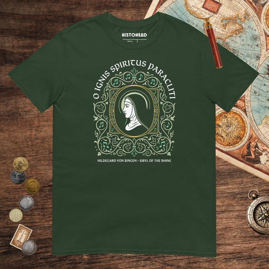 Forest Green Hildegard von Bingen Tee - history buff gift by HistoHead