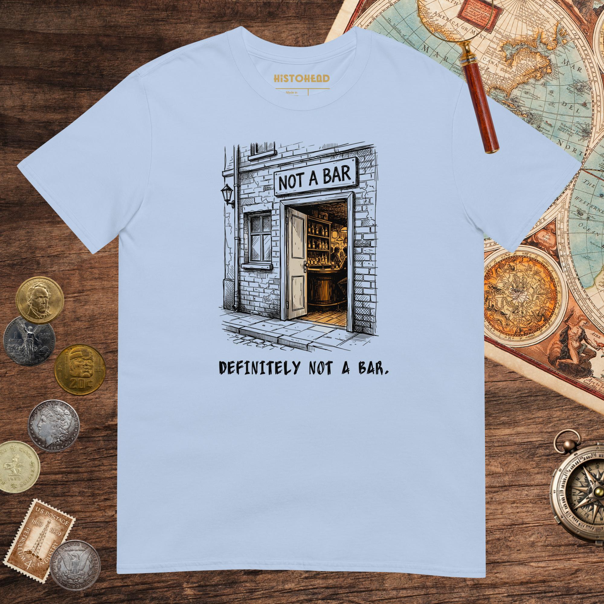 Light Blue Not A Bar Tee - history buff gift by HistoHead
