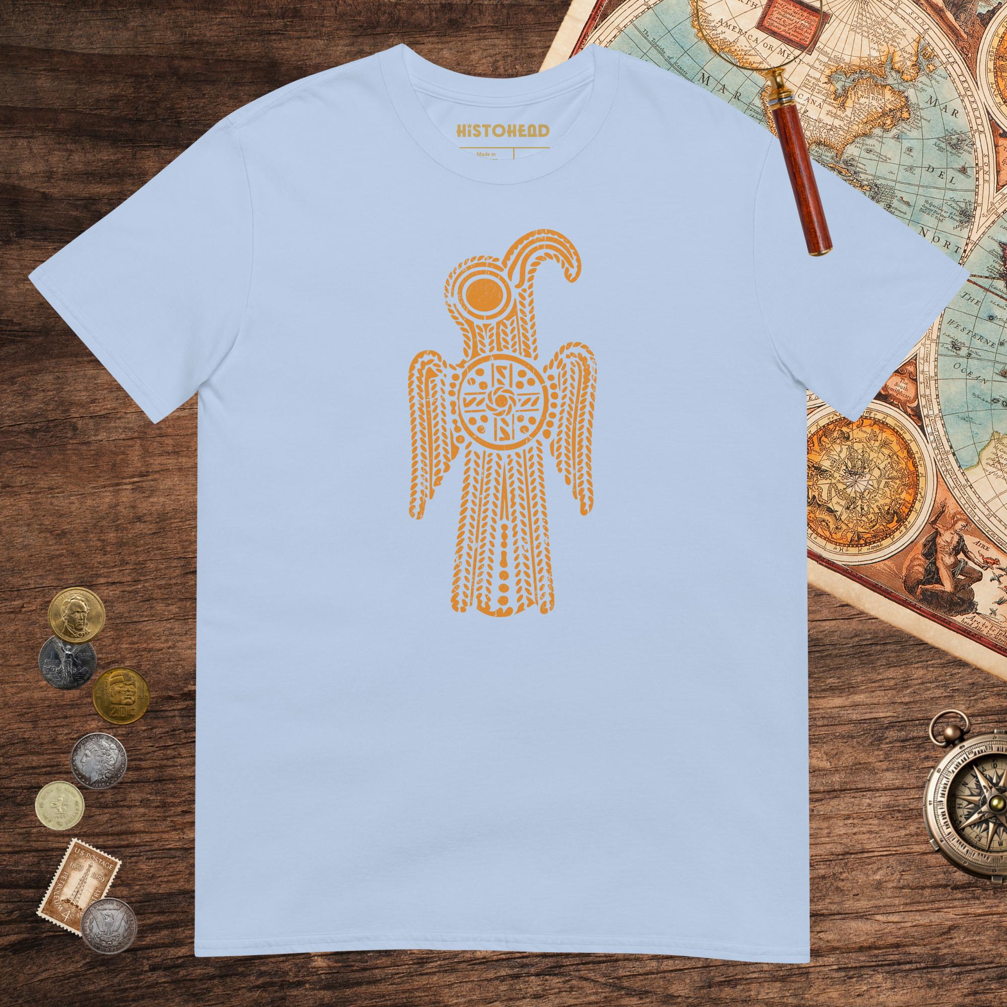 Light Blue Anglo-Saxon Eagle Tee - history buff gift by HistoHead