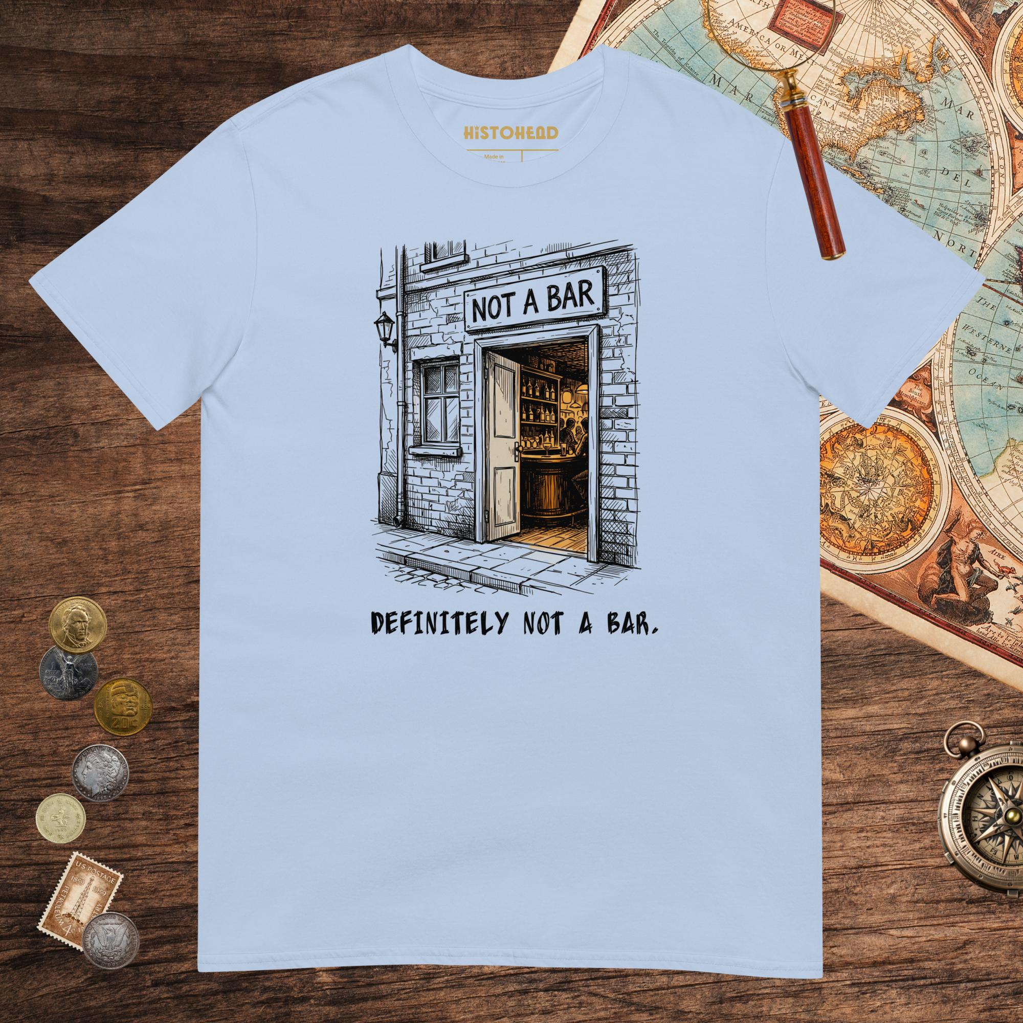 Light Blue Not A Bar Tee - history buff gift by HistoHead