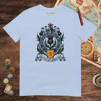 Light Blue Scotland Battle of Largs 1263 Tee - history buff gift by HistoHead