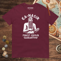 Maroon Ea-Nasir Finest Copper Tee - history buff gift by HistoHead