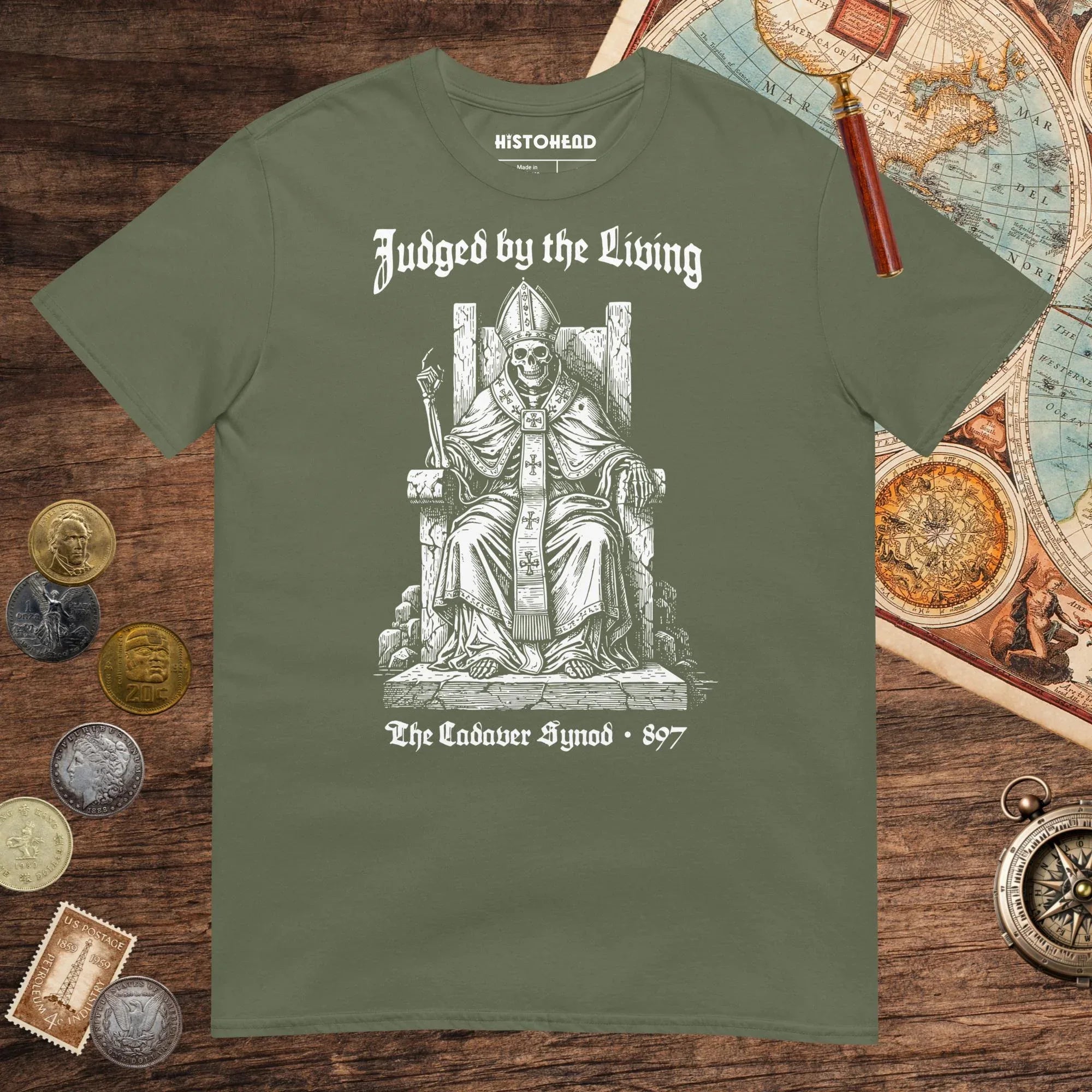 Military Green The Cadaver Synod Tee - history buff gift by HistoHead