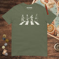 Military Green Rushmore Road Tee - history buff gift by HistoHead