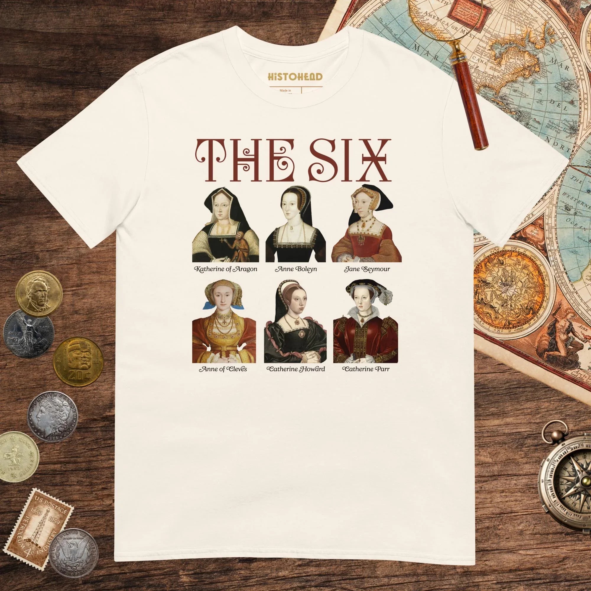 Natural The Six Tee - history buff gift by HistoHead