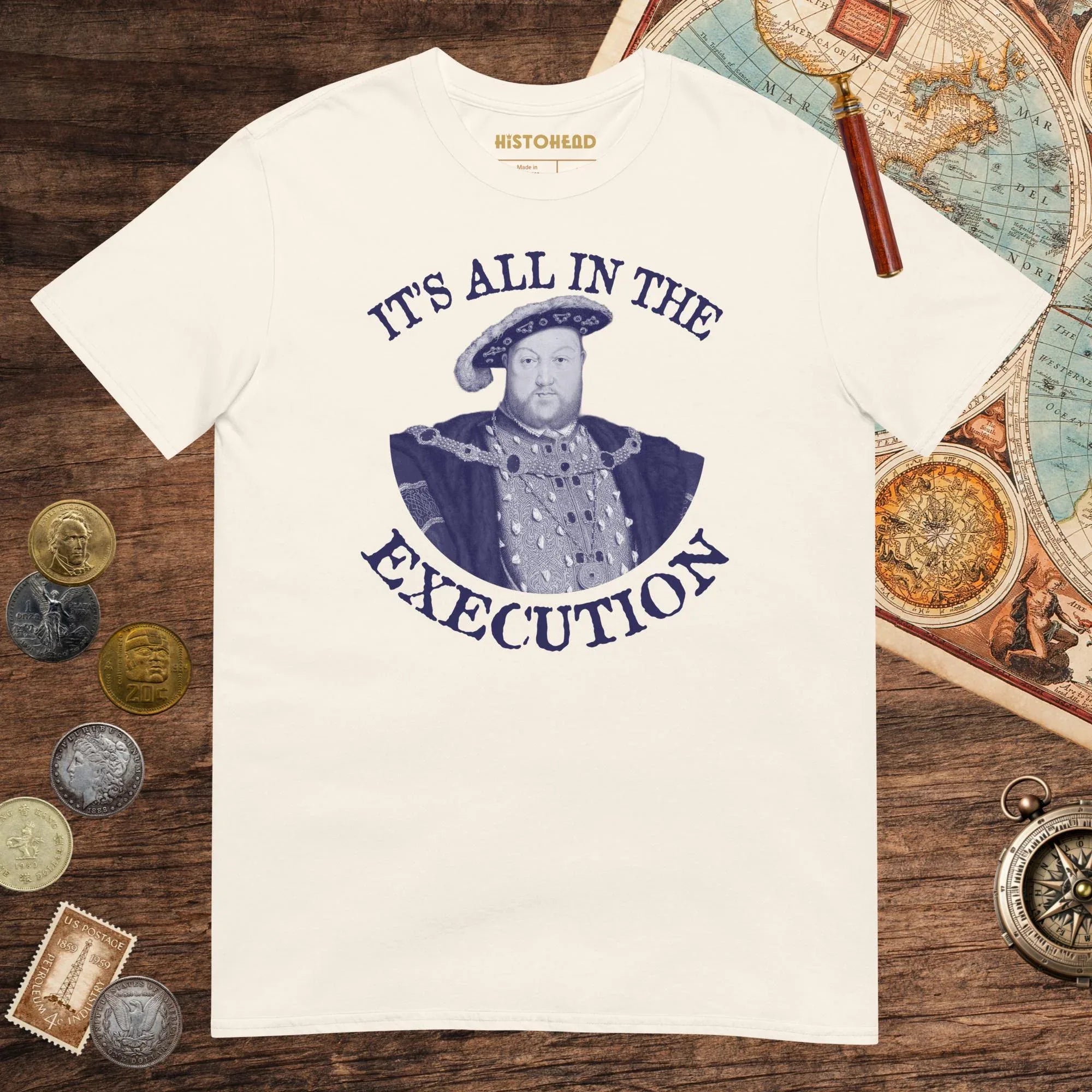 Natural Henry VIII Execution Tee - history buff gift by HistoHead