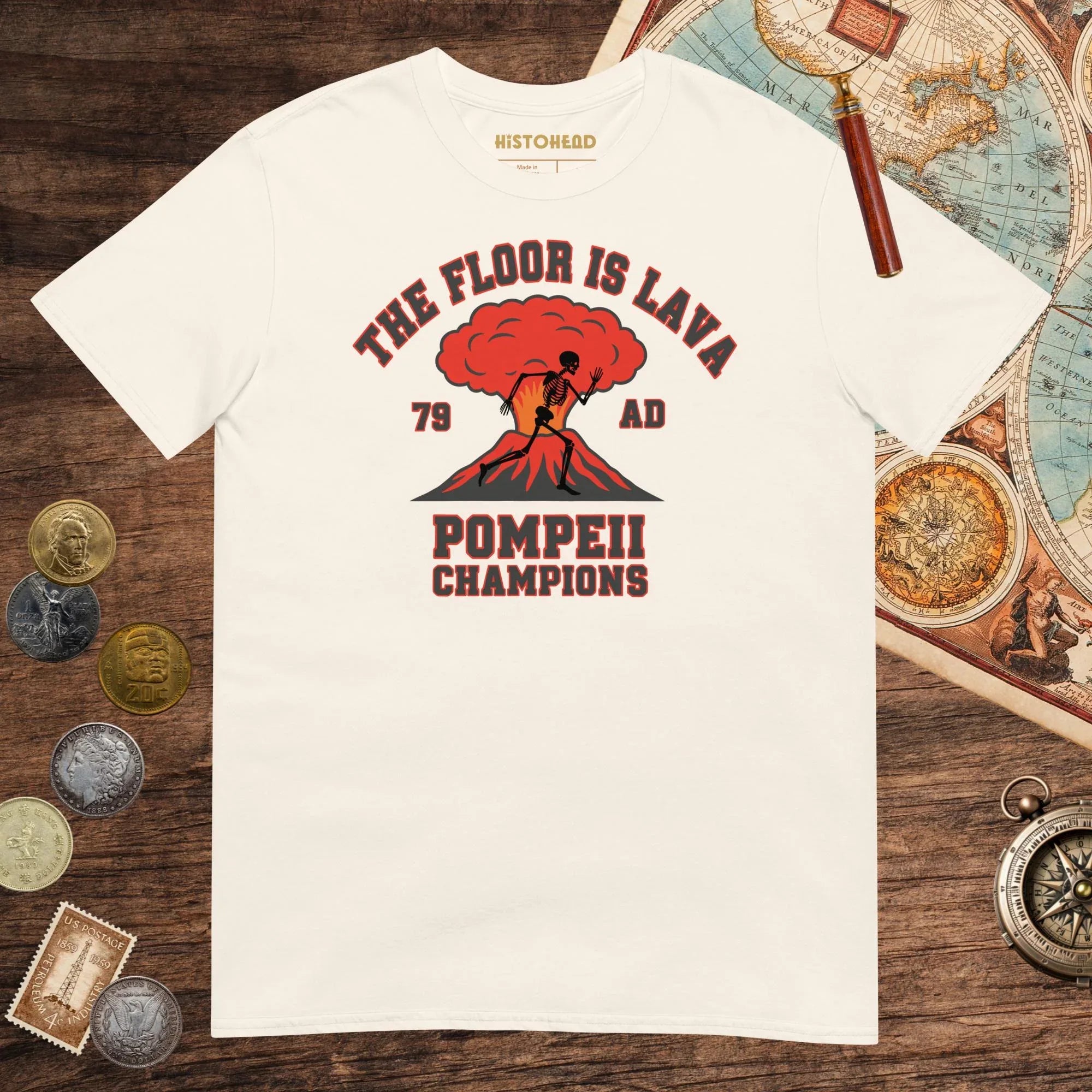 Natural Pompeii Champions Tee - history buff gift by HistoHead