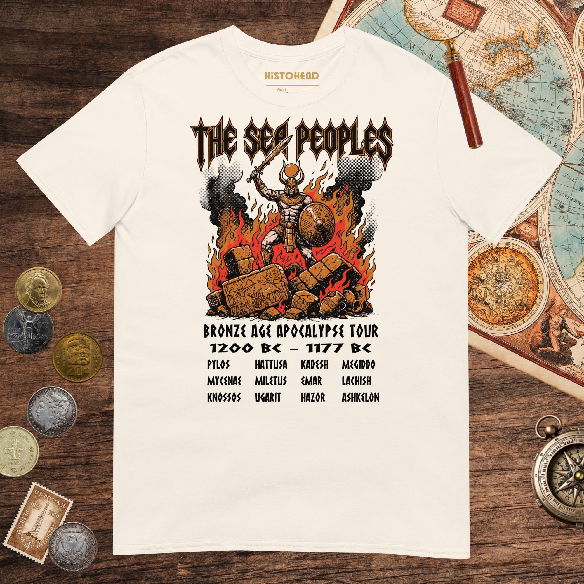 Natural The Sea Peoples Tour Tee - history buff gift by HistoHead
