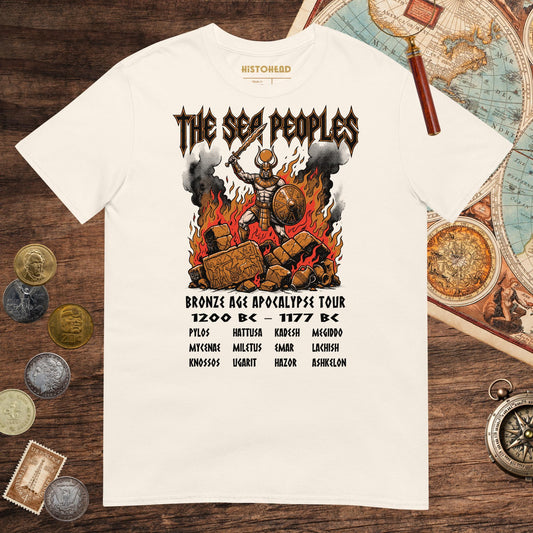 Natural The Sea Peoples Tour Tee - history buff gift by HistoHead