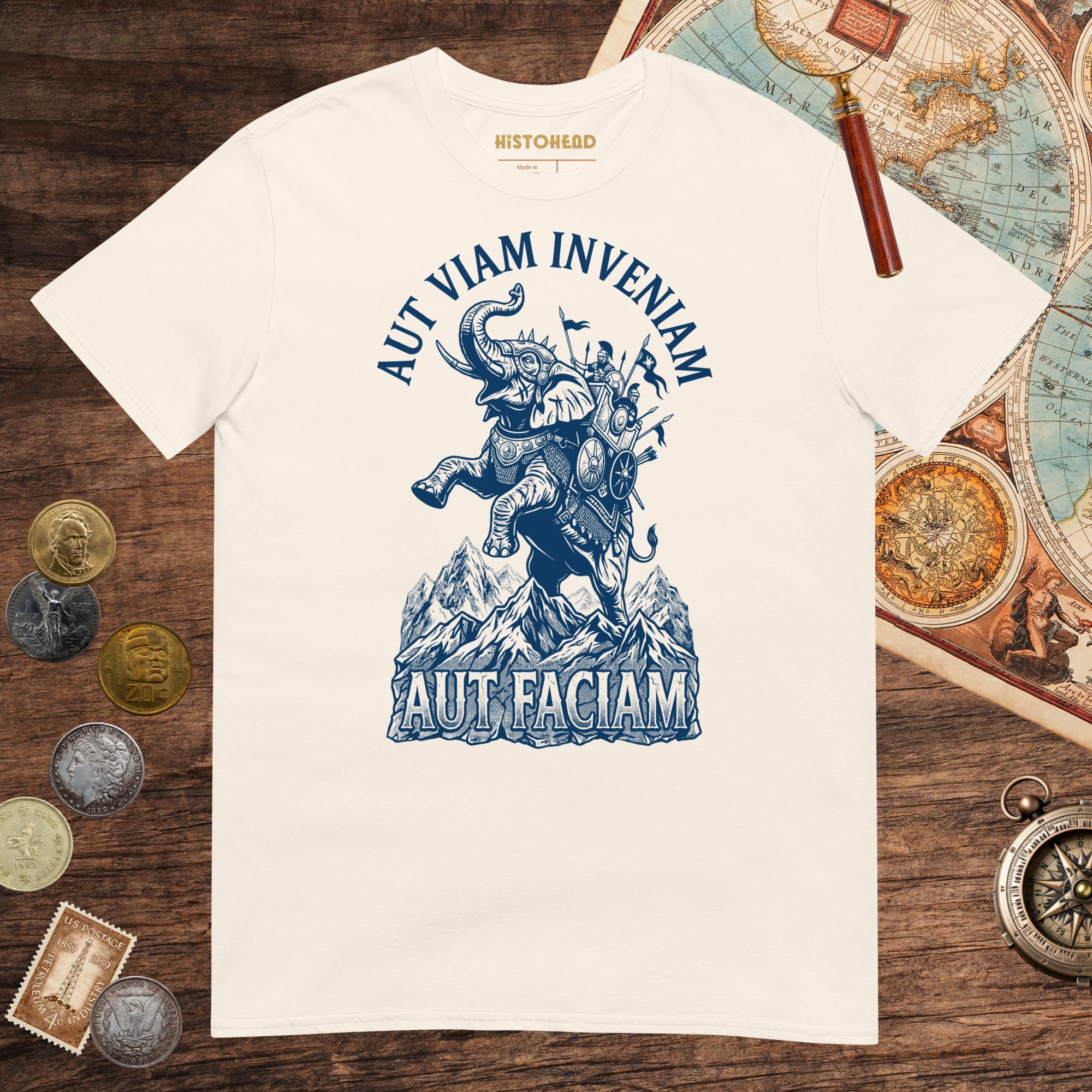 Natural Aut Viam Inveniam Hannibal Quote Tee - history buff gift by HistoHead