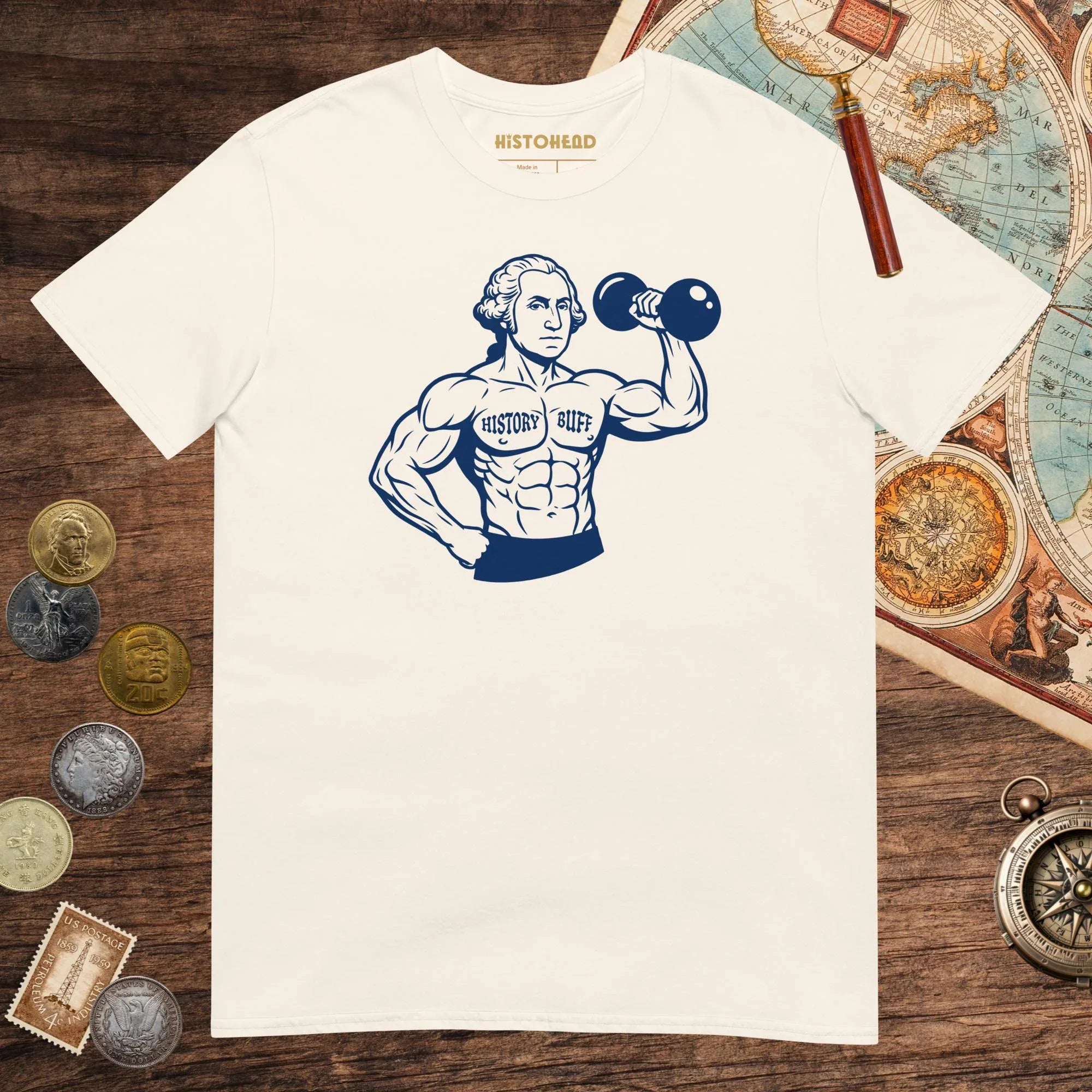Natural Washington History Buff Tee - history buff gift by HistoHead